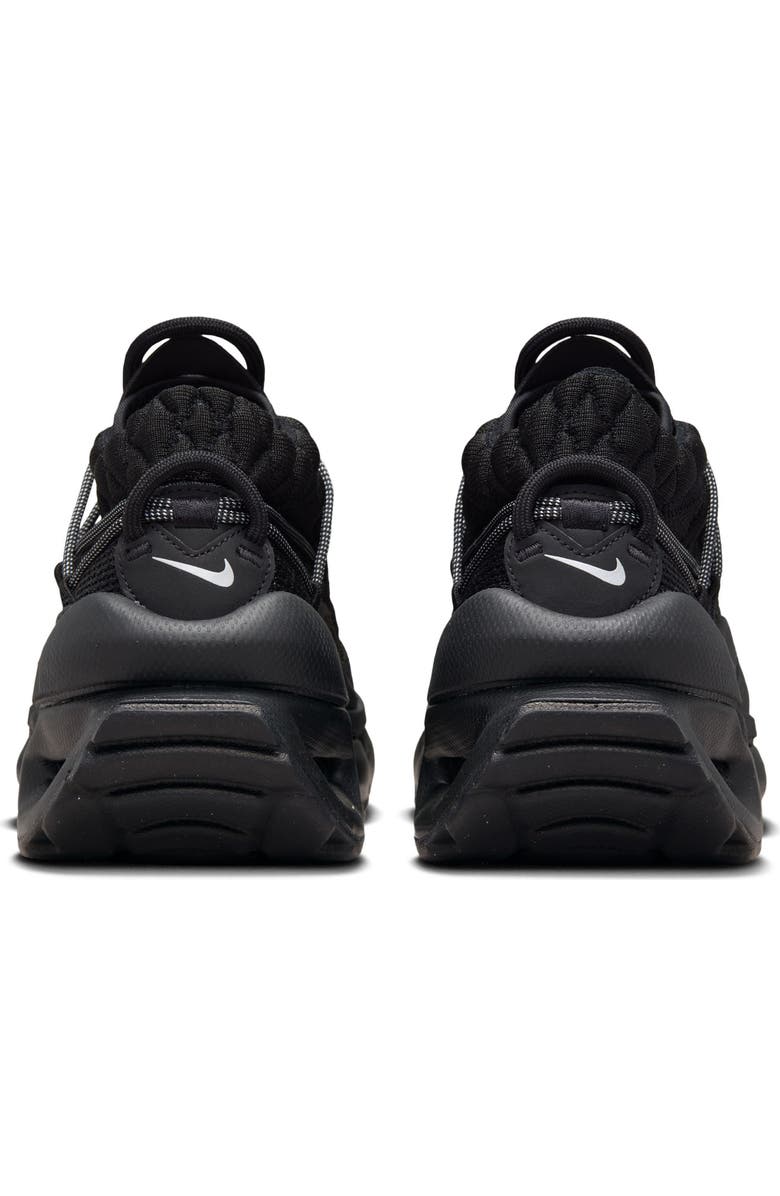 Nike Air Max Flyknit Venture Sneaker, Alternate, color, Black/ Metallic Silver/ Black