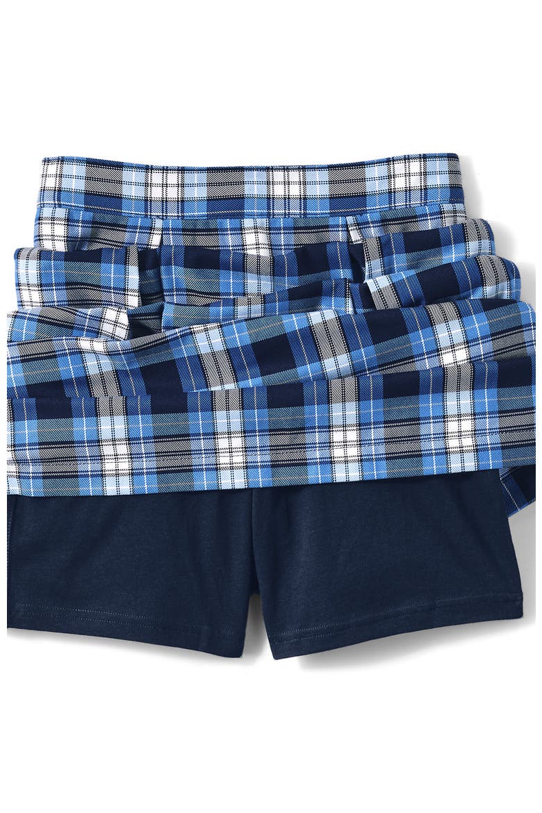 School Uniform  Plaid Skort Top of Knee, Alternate, color, Clear Blue Plaid