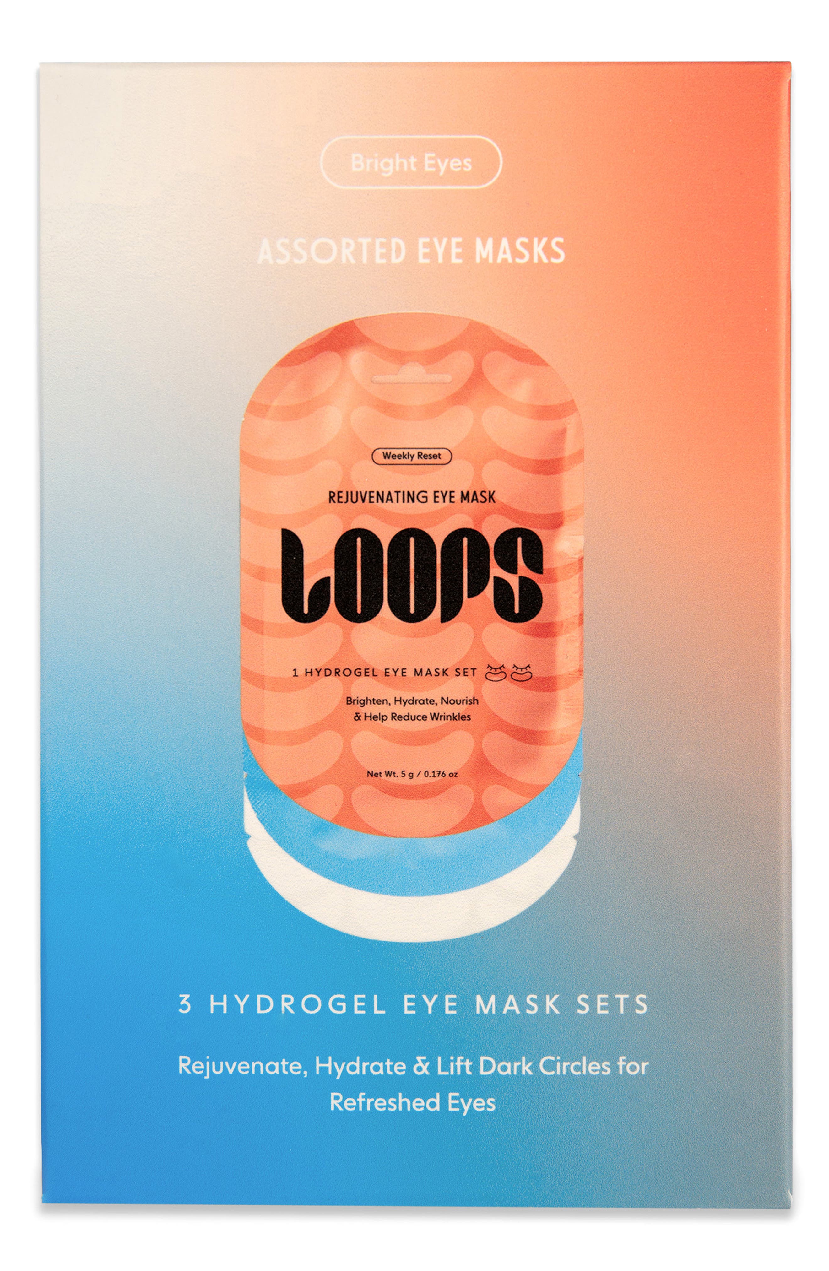 LOOPS Bright Eyes 3-Pack Eye Masks