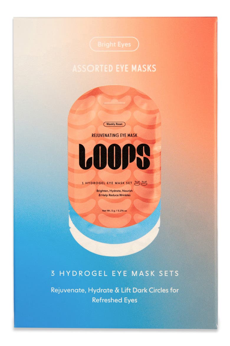 Bright Eyes 3-Pack Eye Masks, Main, color, NO COLOR
