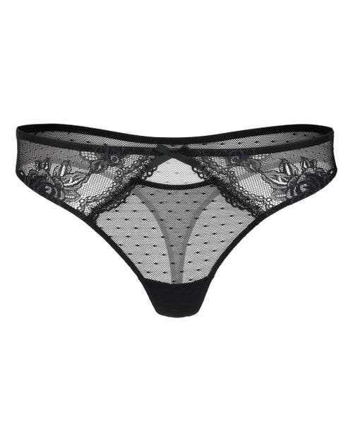Adore Me Cordelia Thong Panties In Black