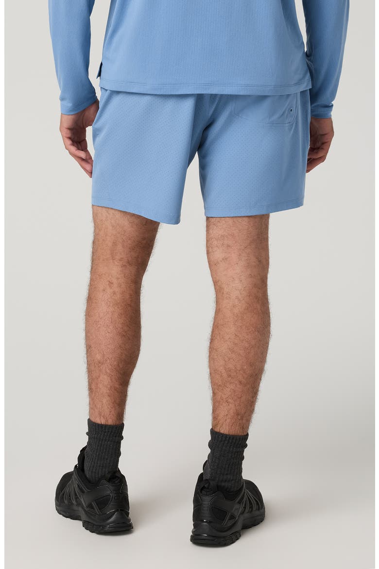 Kore Breathe Lined Performance Shorts, Alternate, color, ISLE BLUE
