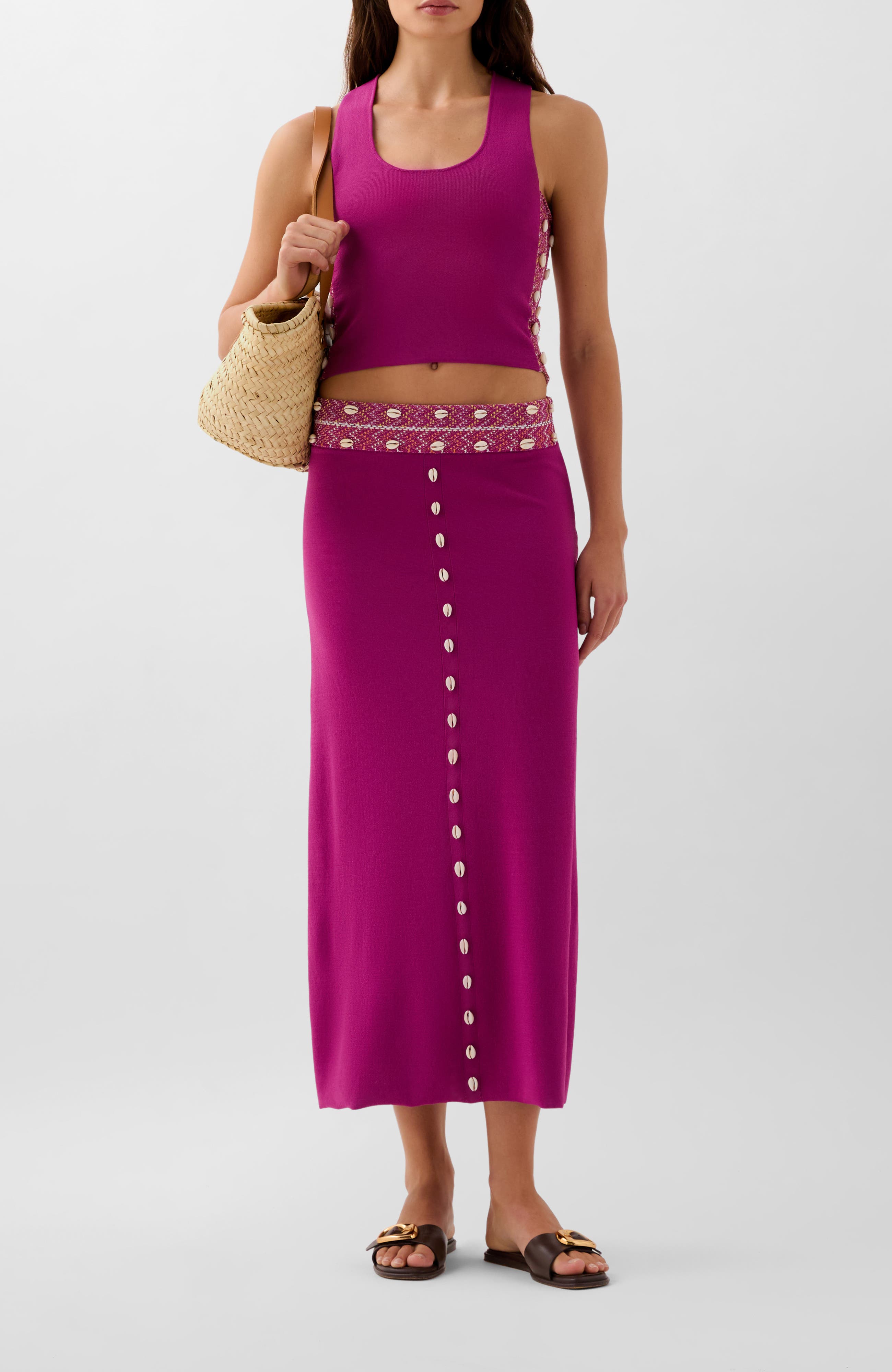 Shell Knit Skirt - image 2