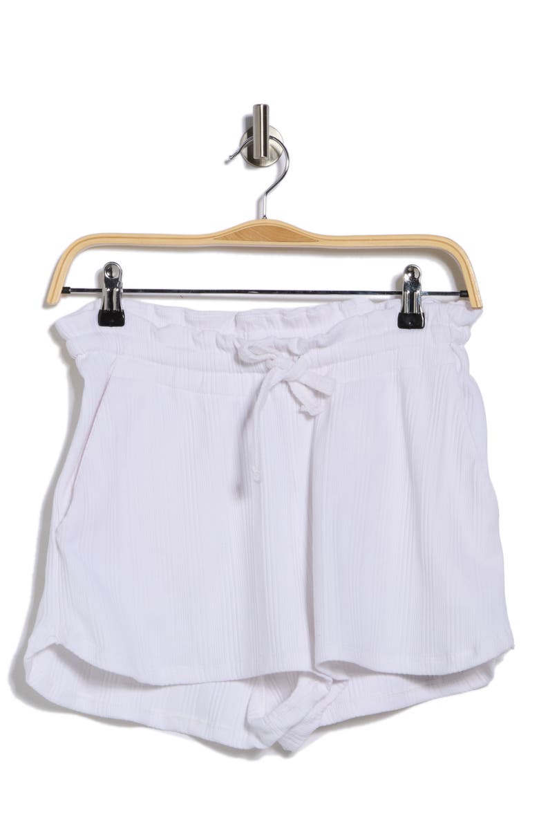Vitamin A<sup>®</sup> Thalia Tencel<sup>™</sup> & Organic Cotton Blend Cover-Up Shorts, Alternate, color, White