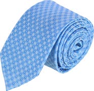 Trafalgar Ewing Square and Polka Dot Business Silk Necktie