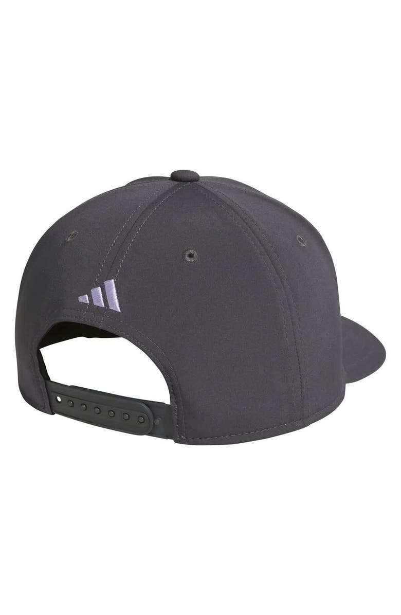 adidas Men's adidas Graphite 3-Bar Snapback Hat, Alternate, color, Graphite