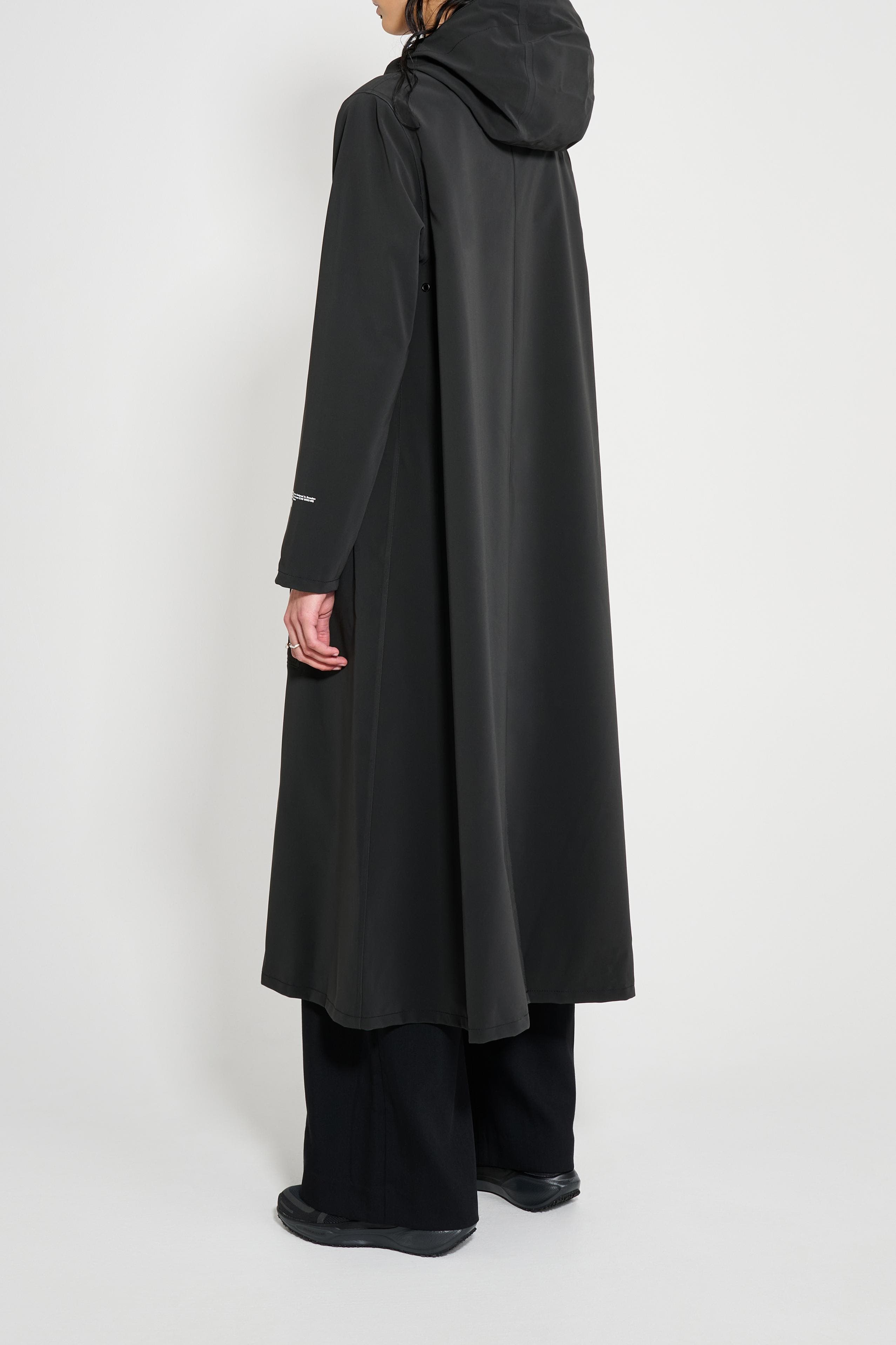Stutterheim Mosebacke Long Patch Matte Raincoat (Women) | Nordstrom