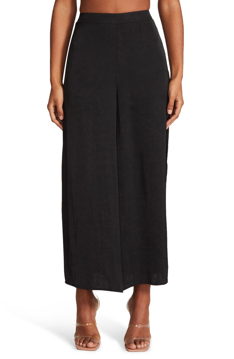 BB Dakota by Steve Madden Breeze By Wide Leg Trousers, Main, color, Black