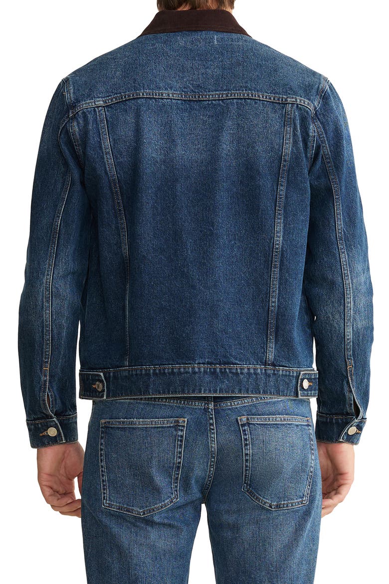 SEA Denim Jacket with Corduroy Collar, Alternate, color, HAWTHORNE