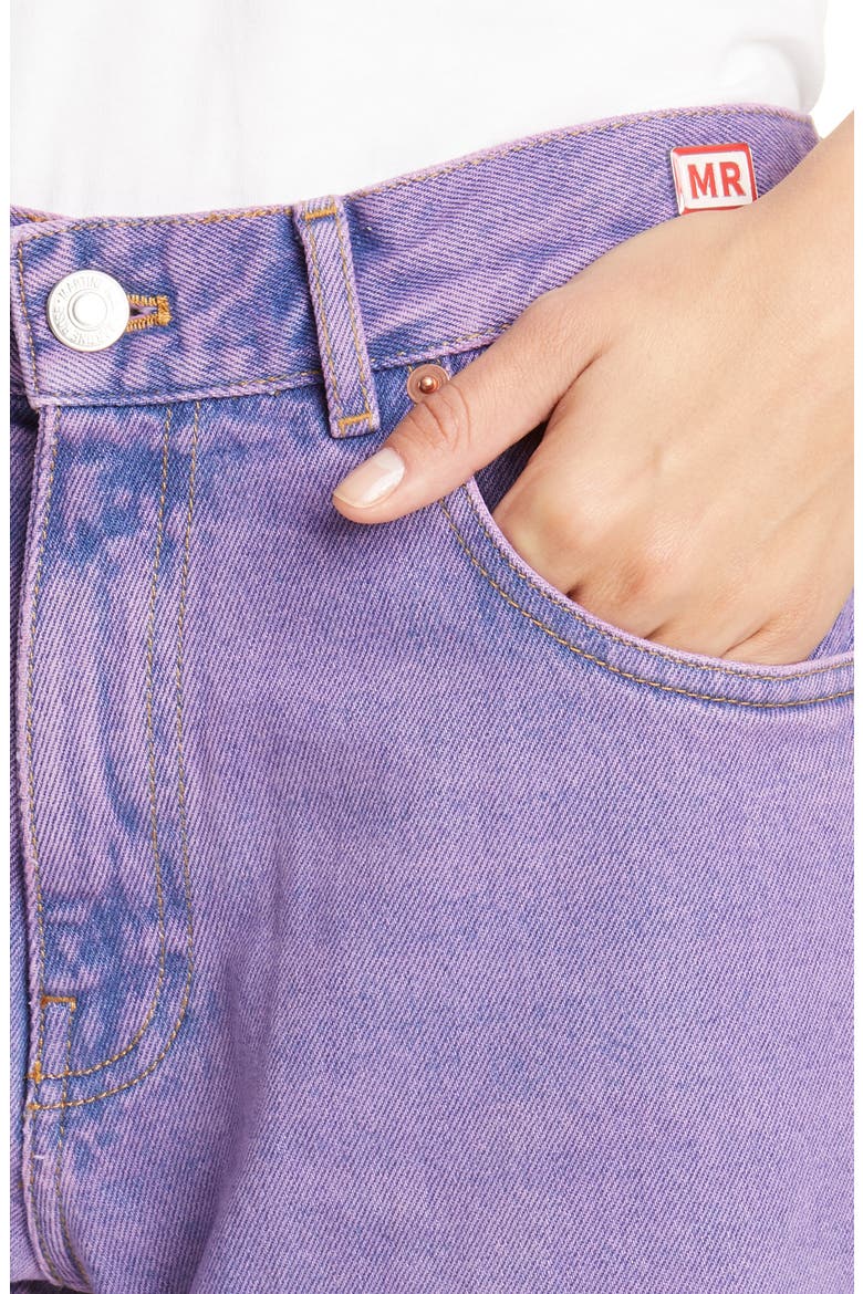 Straight Leg Jeans, Alternate, color, PURPLE