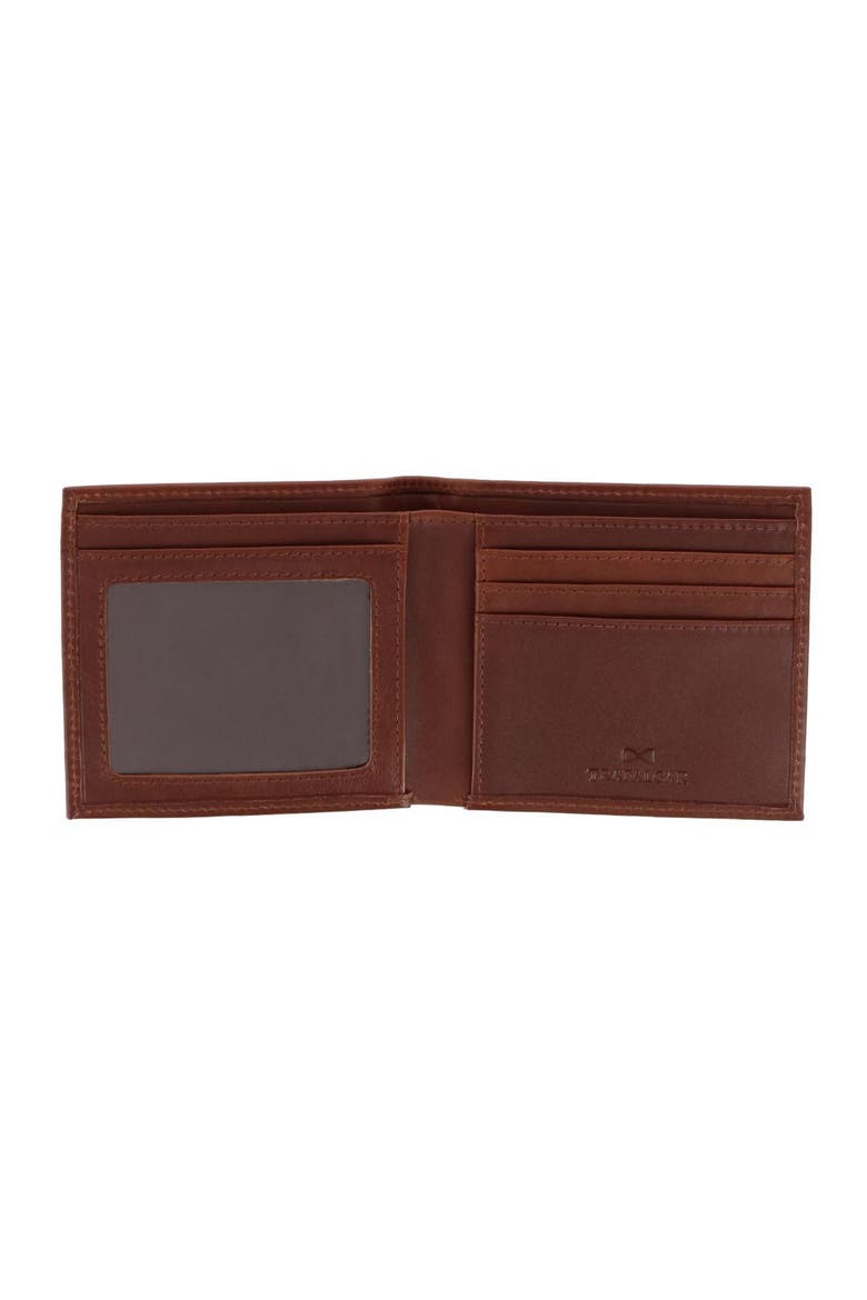 Cabot Cortina Bi-Fold Leather Wallet, Alternate, color, Honey Maple