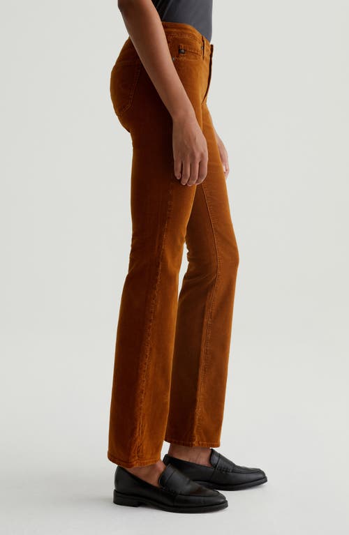 Ag Angel Low Rise Bootcut Corduroy Jeans In 1 Year Sulfur Maple Aura