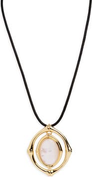 ARGENTO VIVO Bamboo Pendant Necklace