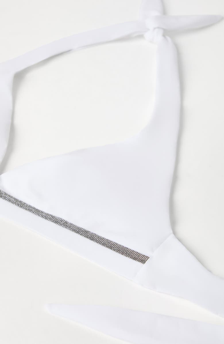 Brunello Cucinelli Bikini top with monili, Alternate, color, 