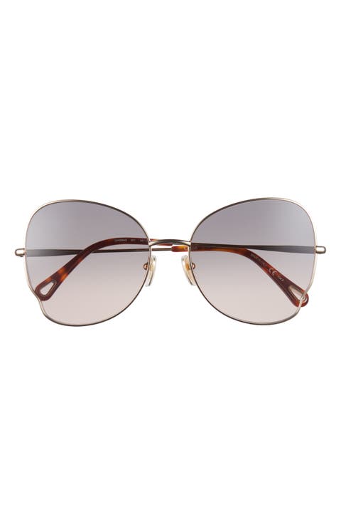 59mm Butterfly Sunglasses