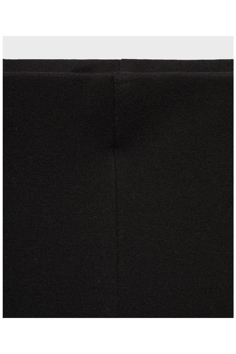 Seamed Detail Flare Leggings, Alternate, color, BLACK