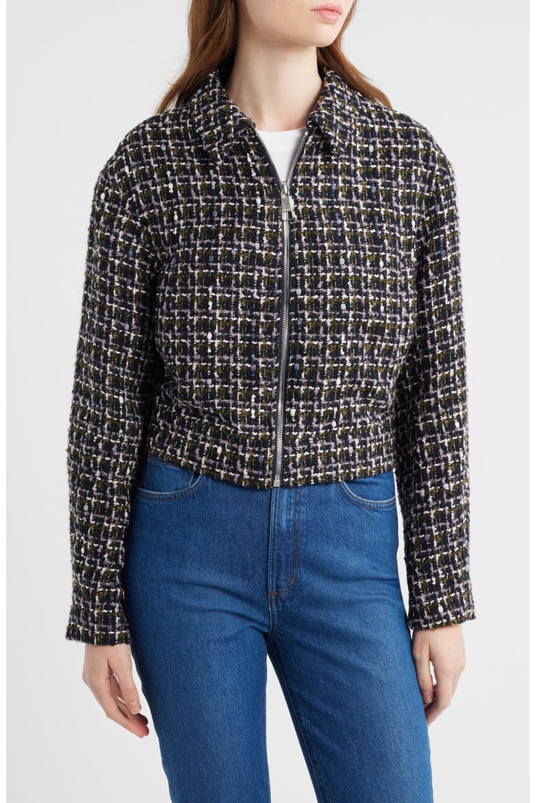Jawedi Metallic Tweed Jacket, Alternate, color, OPEN MISC