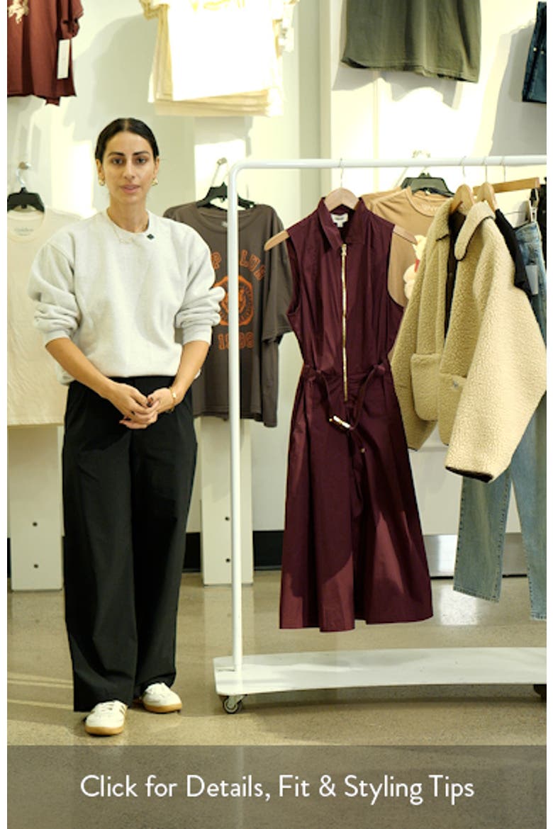 Kylo Belted Cotton Blend Shirtdress video