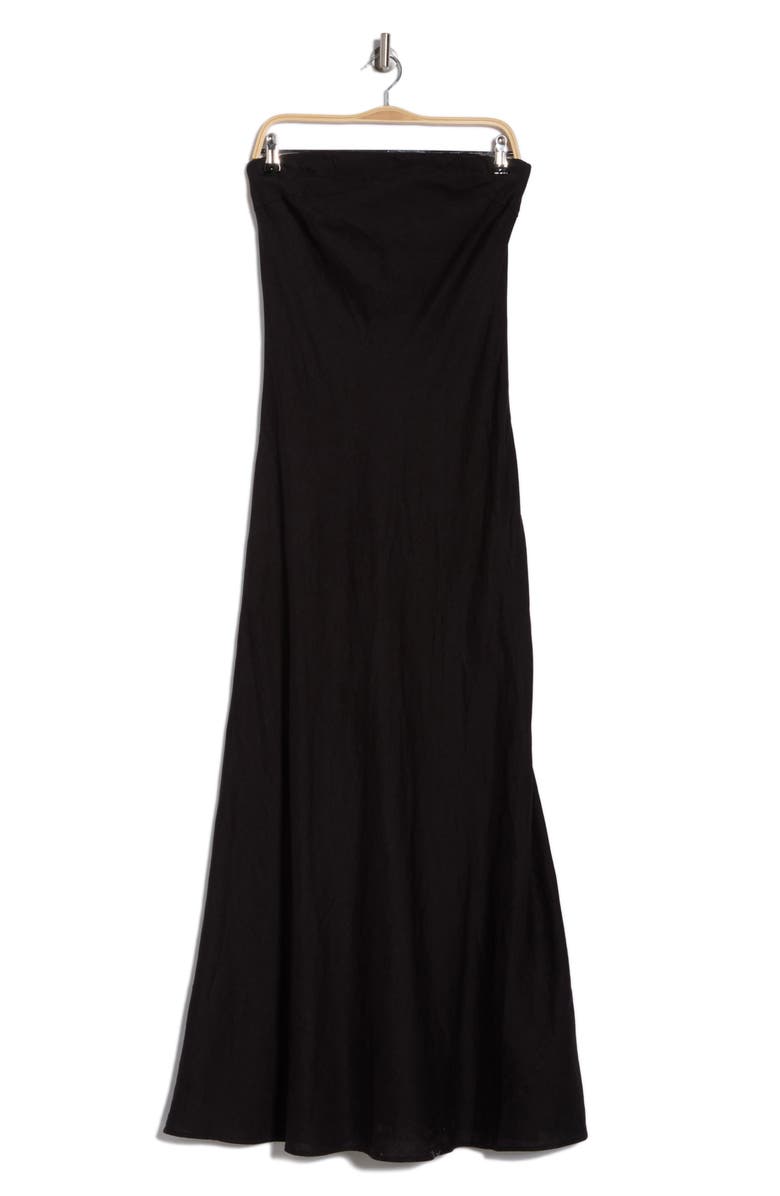 Joie Brynne Strapless Linen Maxi Dress, Alternate, color, 