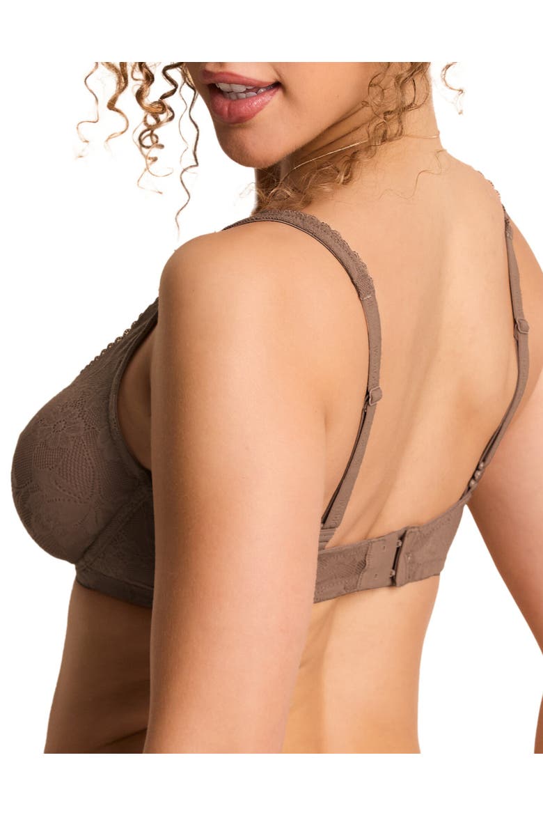 Winona Unlined Full Coverage Bra, Alternate, color, Medium beige