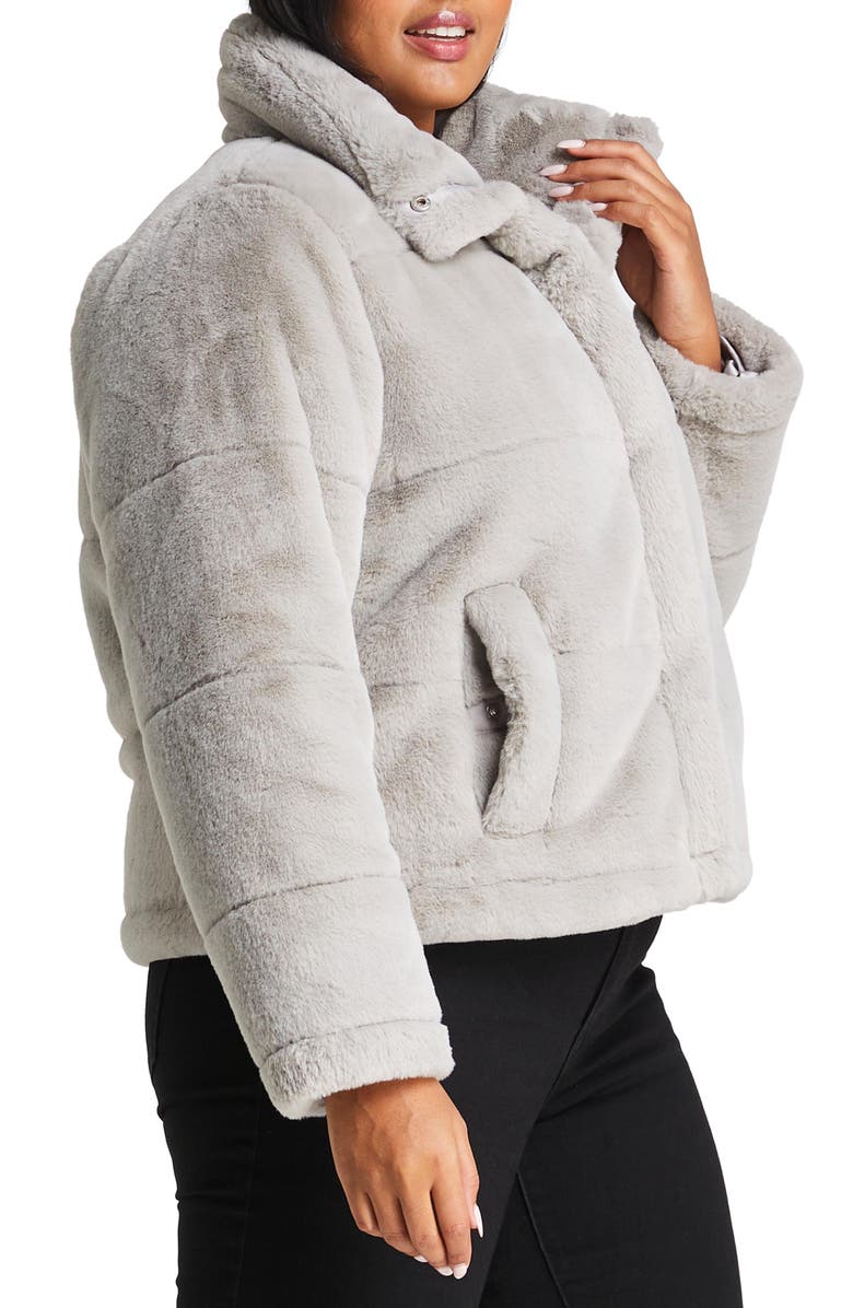 Estelle Geneva Faux Fur Jacket, Alternate, color, 
