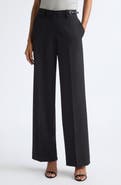 Helmut Lang Belted Wool Gabardine Pants
