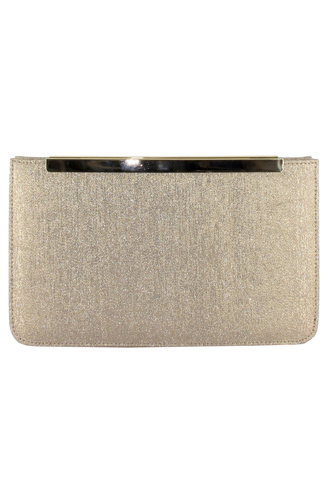Menbur Metallic Clutch, Alternate, color, 