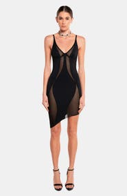OW Collection Swirl Mini Dress