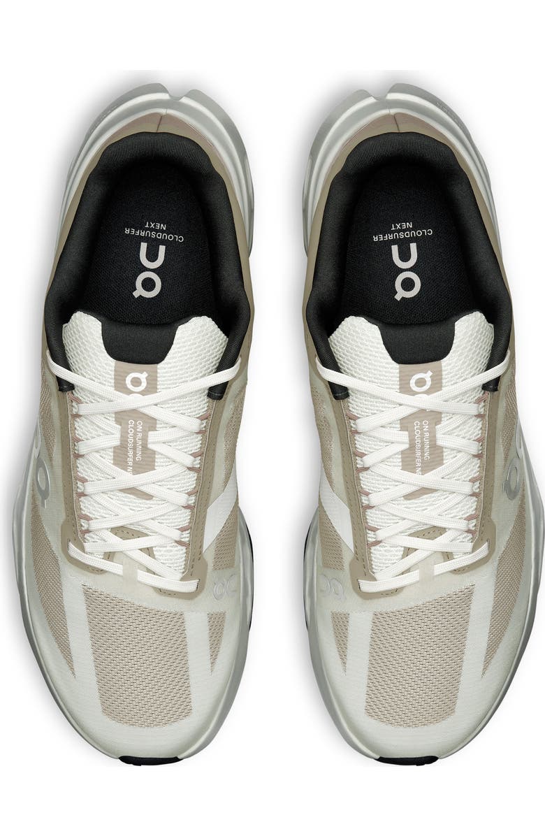 On Cloudsurfer Next Running Shoe, Alternate, color, Fog/ Ivory