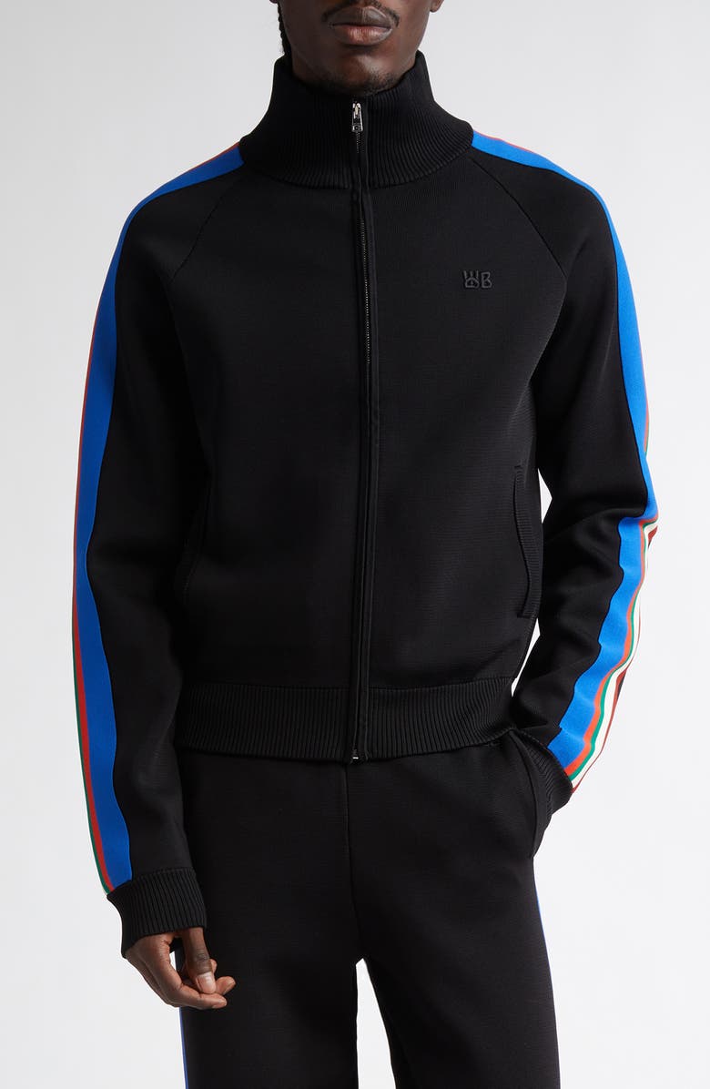 Wales Bonner Tide Track Cardigan, Main, color,