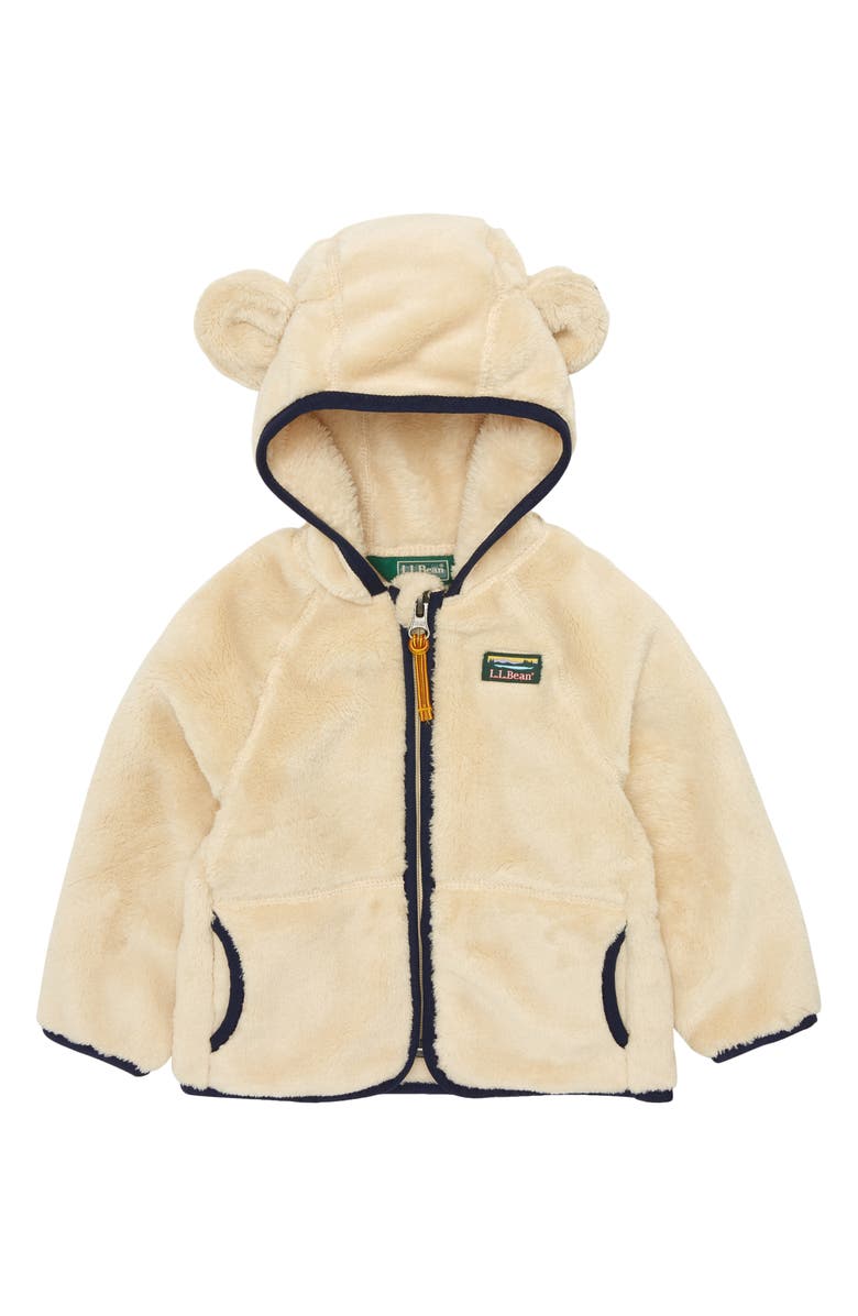 L.L.Bean High Pile Fleece Hooded Jacket, Main, color,