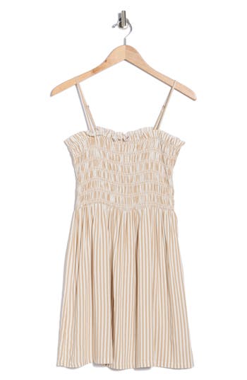 Billabong Seaside Breeze Minidress In Brown