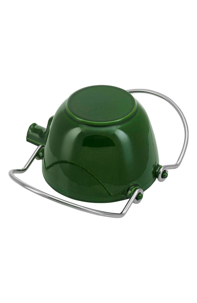 Staub 1-Quart Enameled Cast Iron Tea Kettle, Alternate, color, Basil