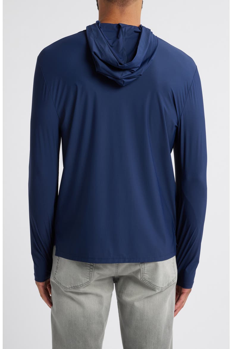 Maxwell Hooded Long Sleeve T-Shirt, Alternate, color, NAVY