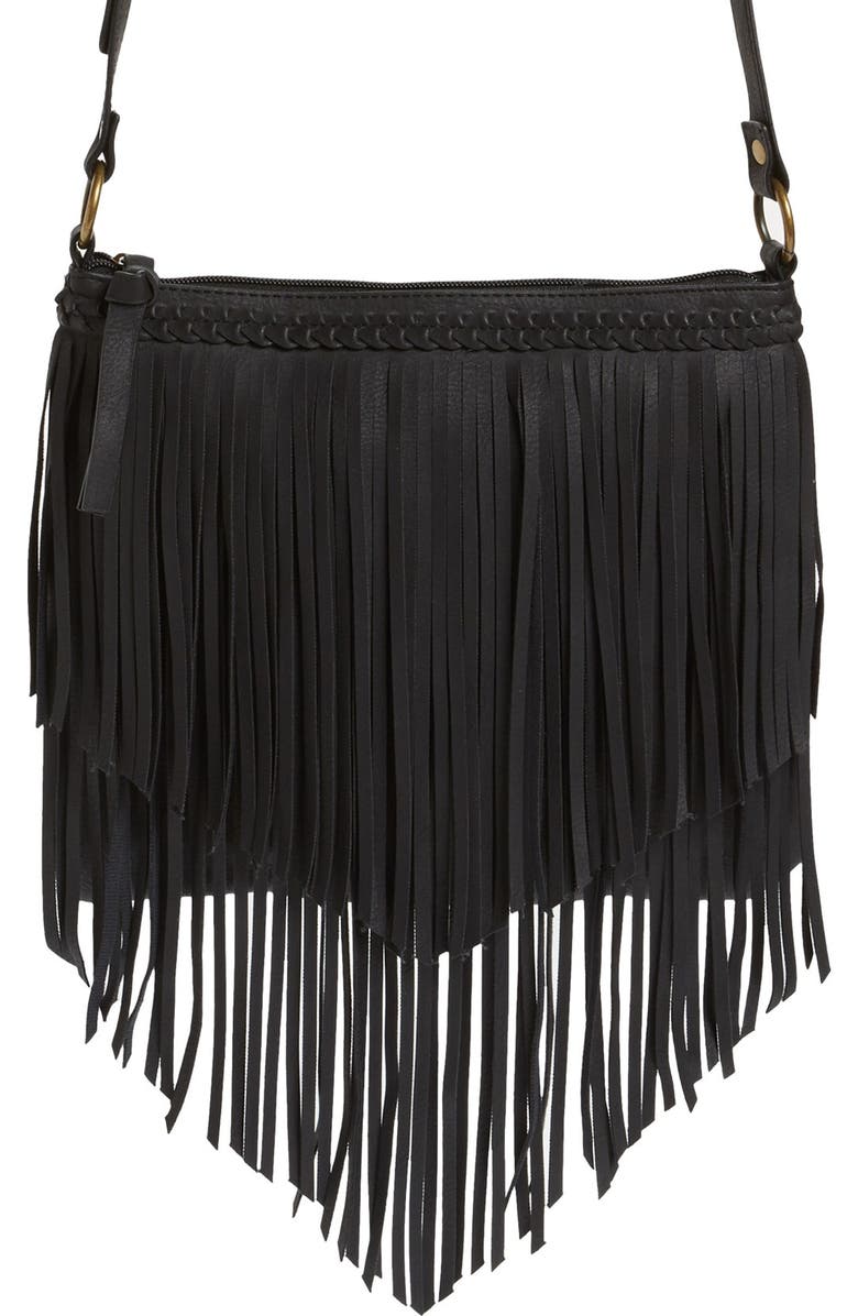 BP. Layered Fringe Crossbody Bag, Alternate, color,