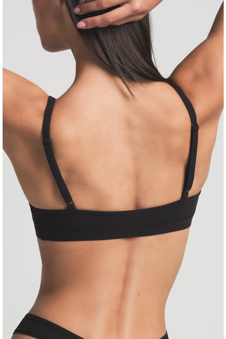 Fits Everybody Triangle Bralette, Alternate, color, ONYX