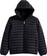 Save The Duck Kids' Ana Quilted Hooded Puffer Jacket