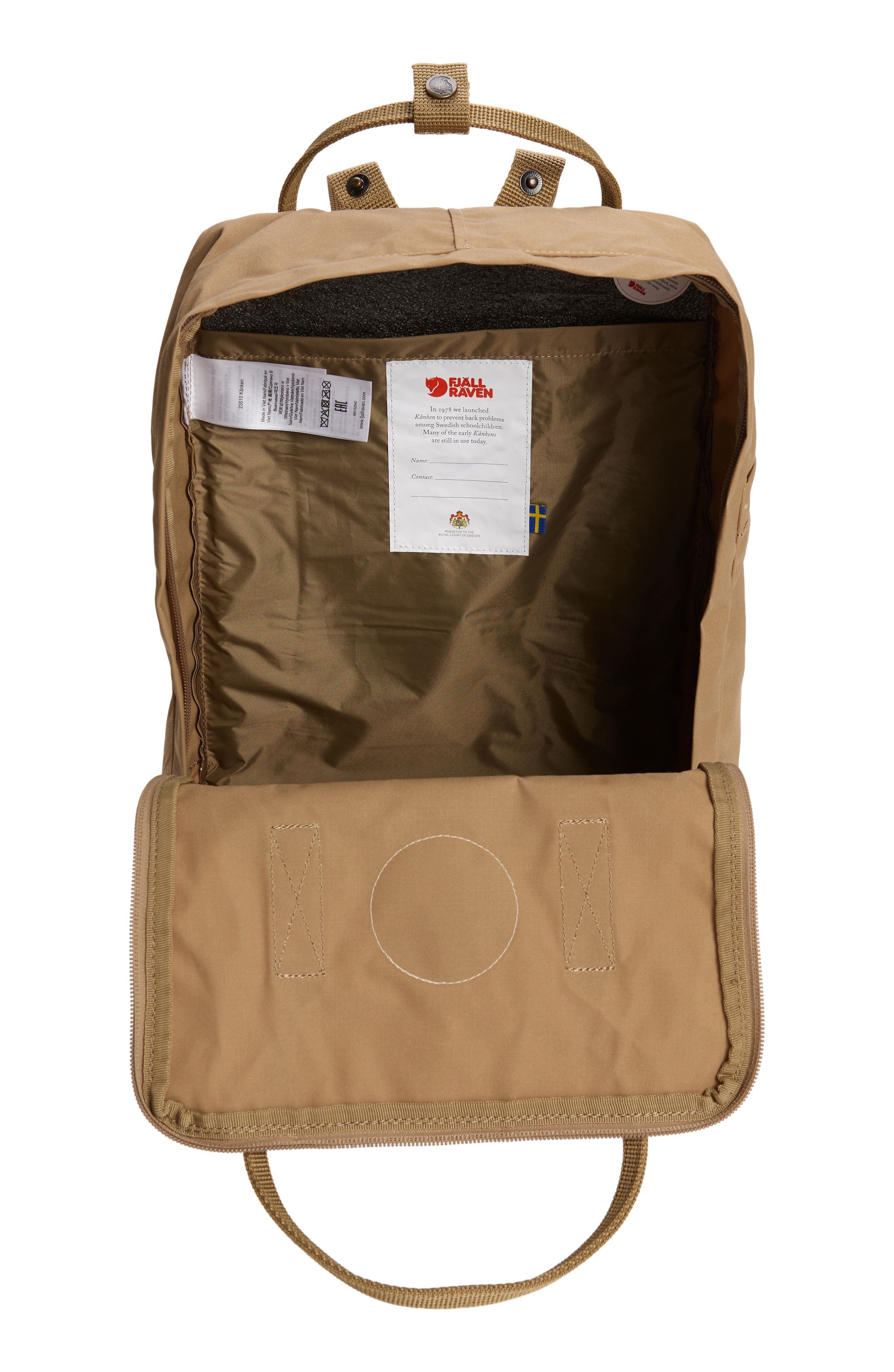 Fjällräven Kånken Water Resistant Backpack, Alternate, color, Clay