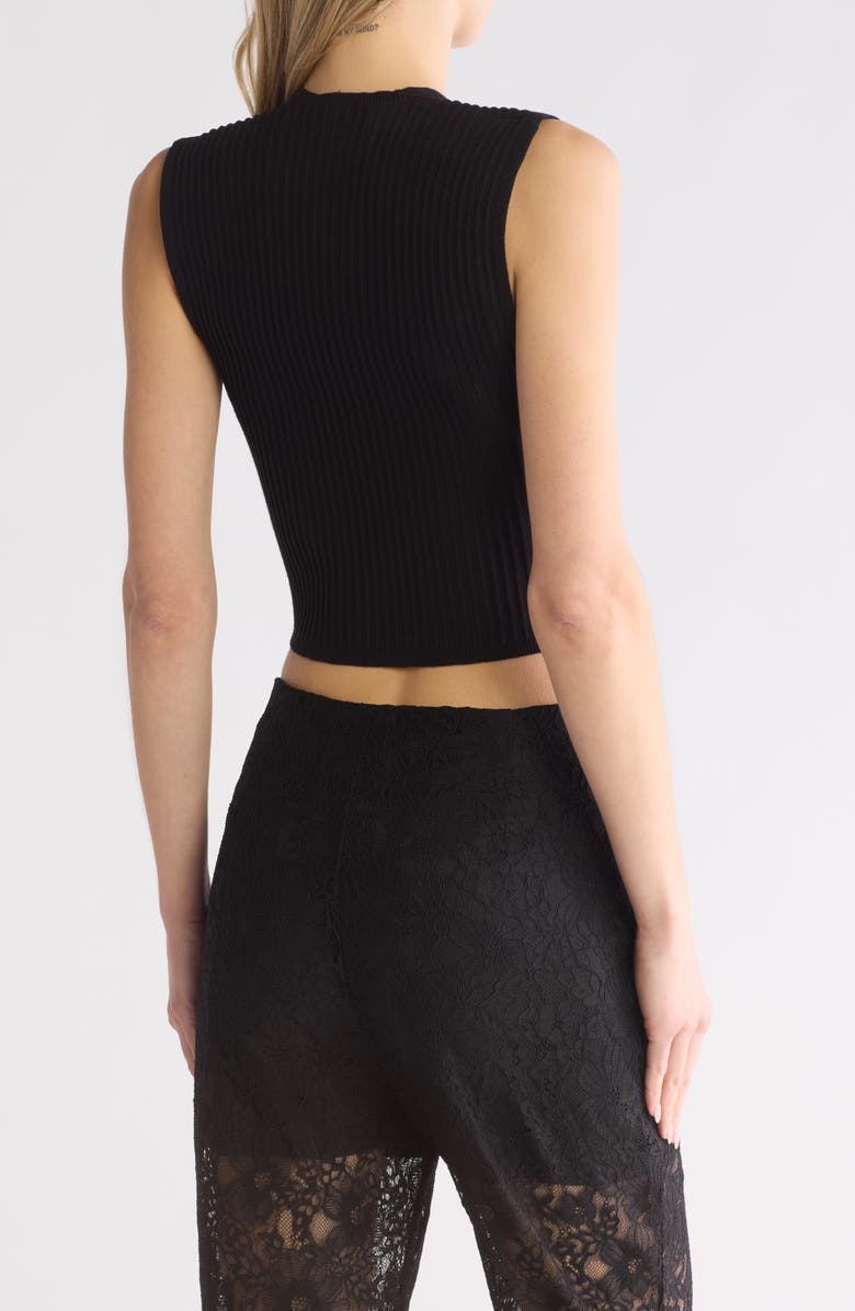 NSR Square Neck Sleeveless Knit Top, Alternate, color, 