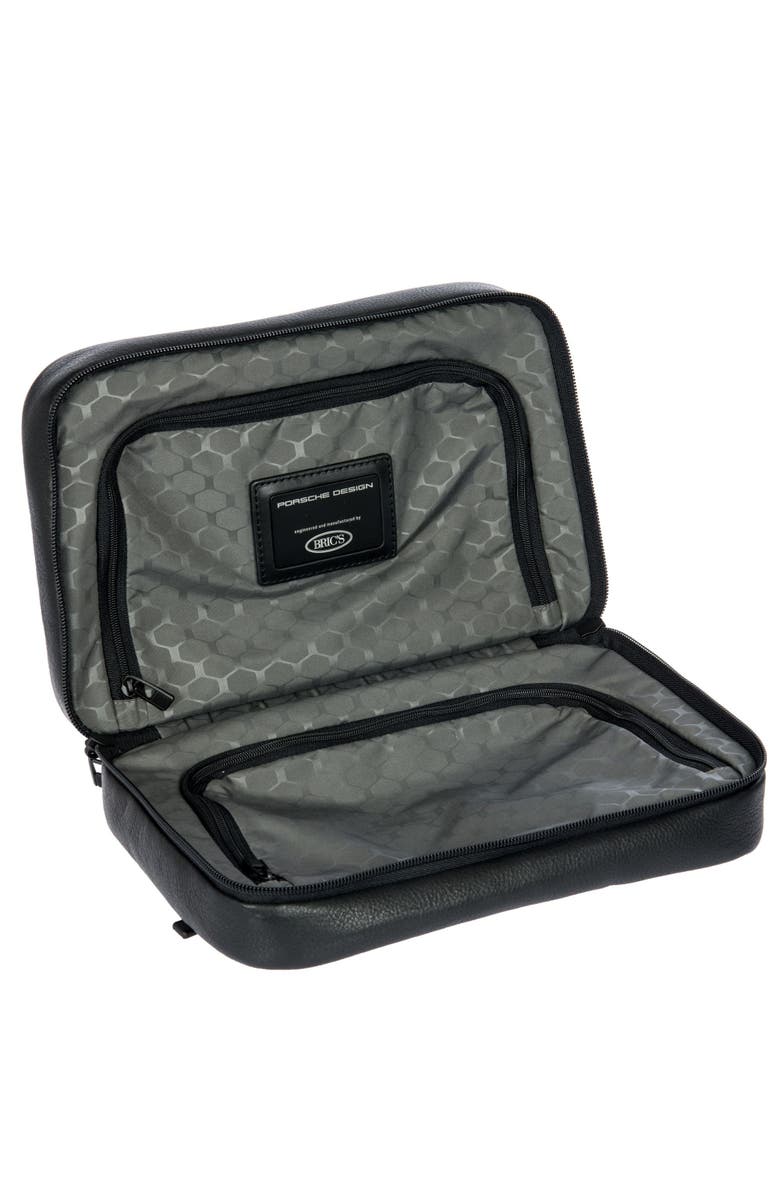 Porsche Design Roadster Leather EVO Washbag, Alternate, color,