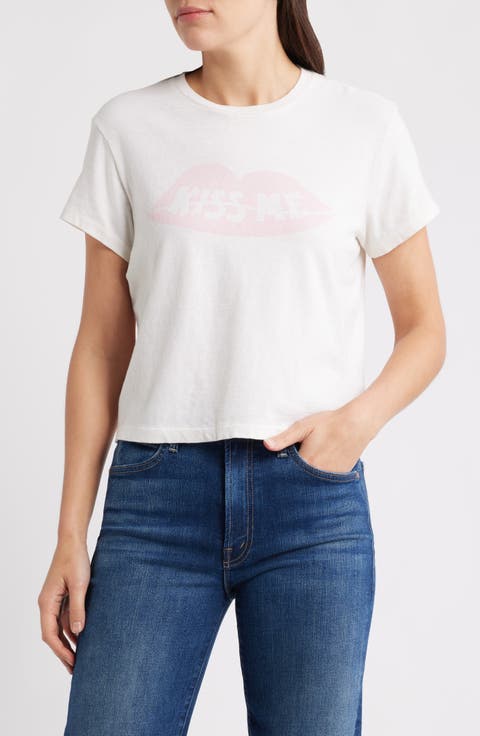 '50s Kiss Me Boxy Graphic T-Shirt
