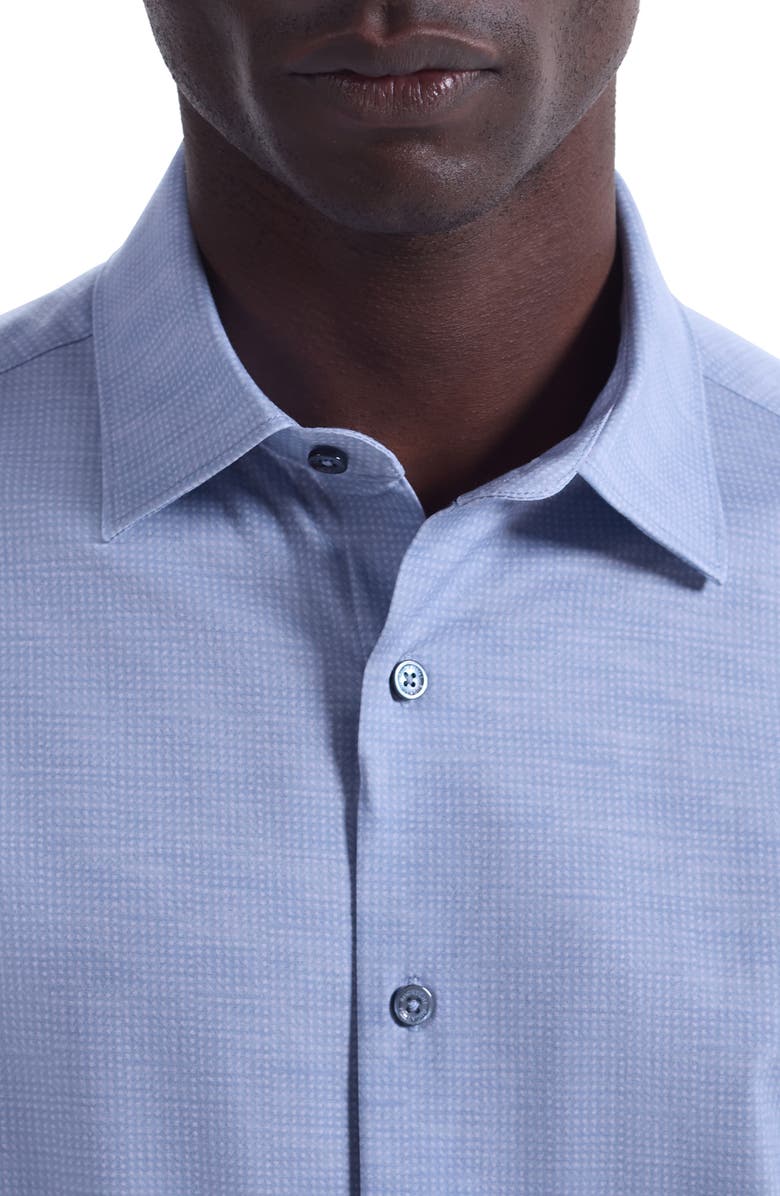 Bugatchi James OoohCotton<sup>®</sup> Button-Up Shirt, Alternate, color, Air Blue
