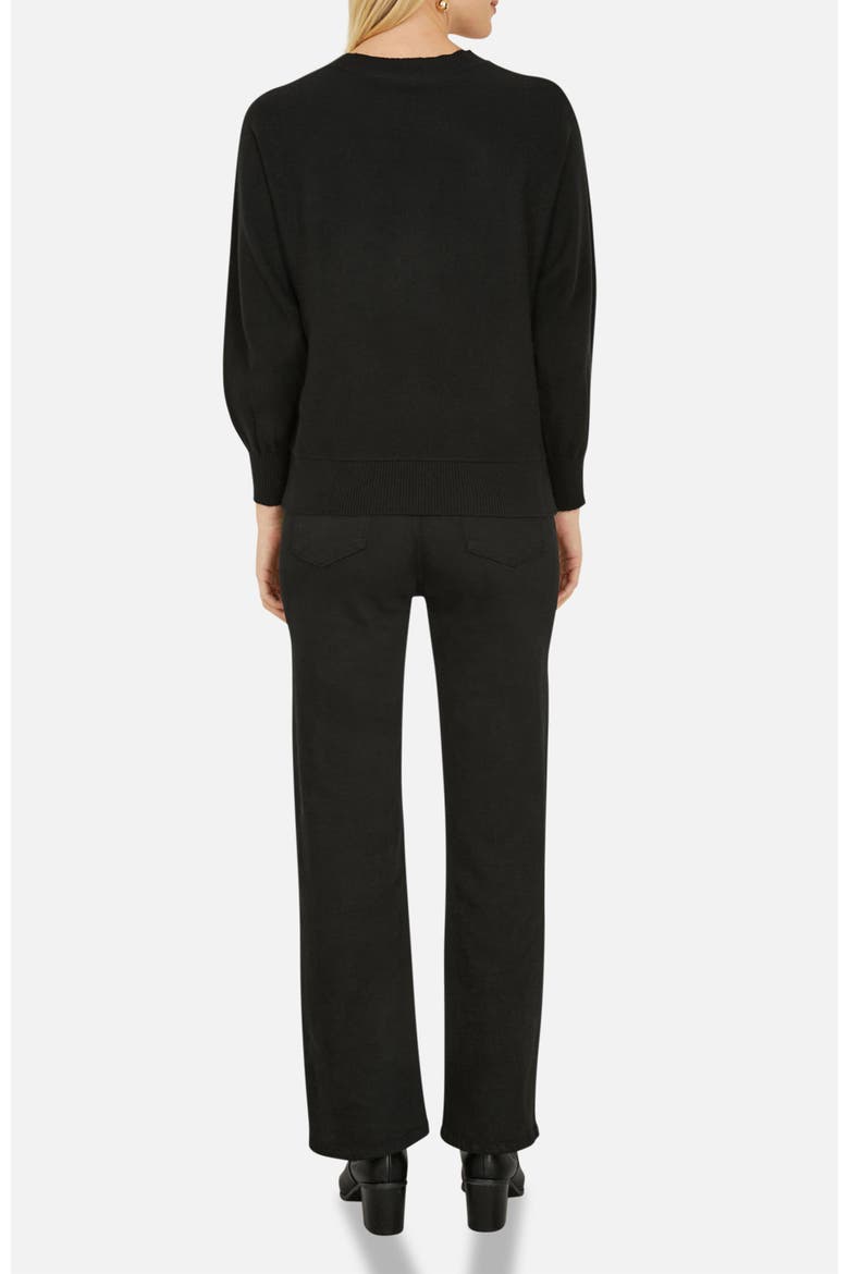 Sequin Butterfly Jumper, Alternate, color, Black