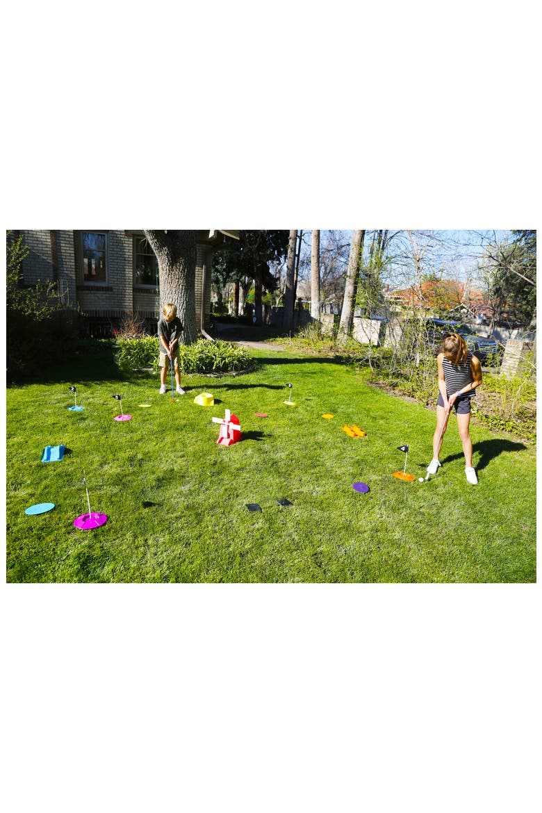 4Fun Cosmic 5-Hole Mini Golf Set, Alternate, color, MULTI