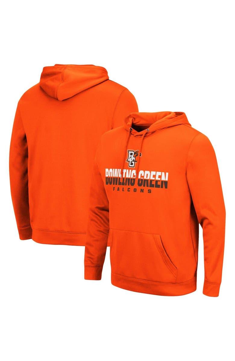 COLOSSEUM Men's Colosseum Orange Bowling Green St. Falcons Lantern Pullover Hoodie, Main, color, Orange