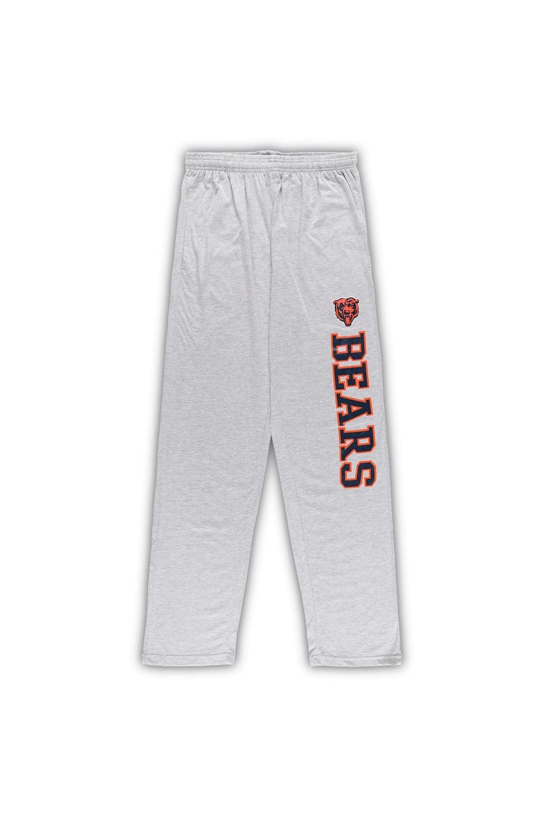 Men's Concepts Sport Navy/Heather Gray Chicago Bears Big & Tall T-Shirt & Pants Sleep Set, Alternate, color, Navy