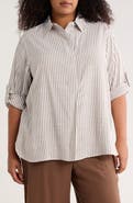 MAX STUDIO Stripe Popover Tunic