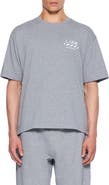 L/AB OFF-WHITE Diagonal Stripe Logo Graphic T-Shirt