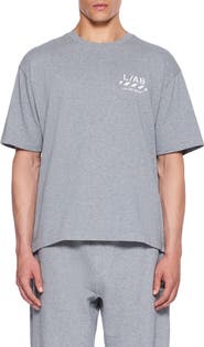 L/AB OFF-WHITE Diagonal Stripe Logo Graphic T-Shirt