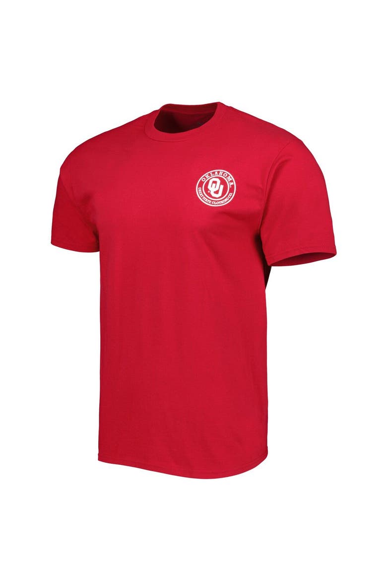 Men's Crimson Oklahoma Sooners Double Diamond Crest T-Shirt, Alternate, color, Crimson
